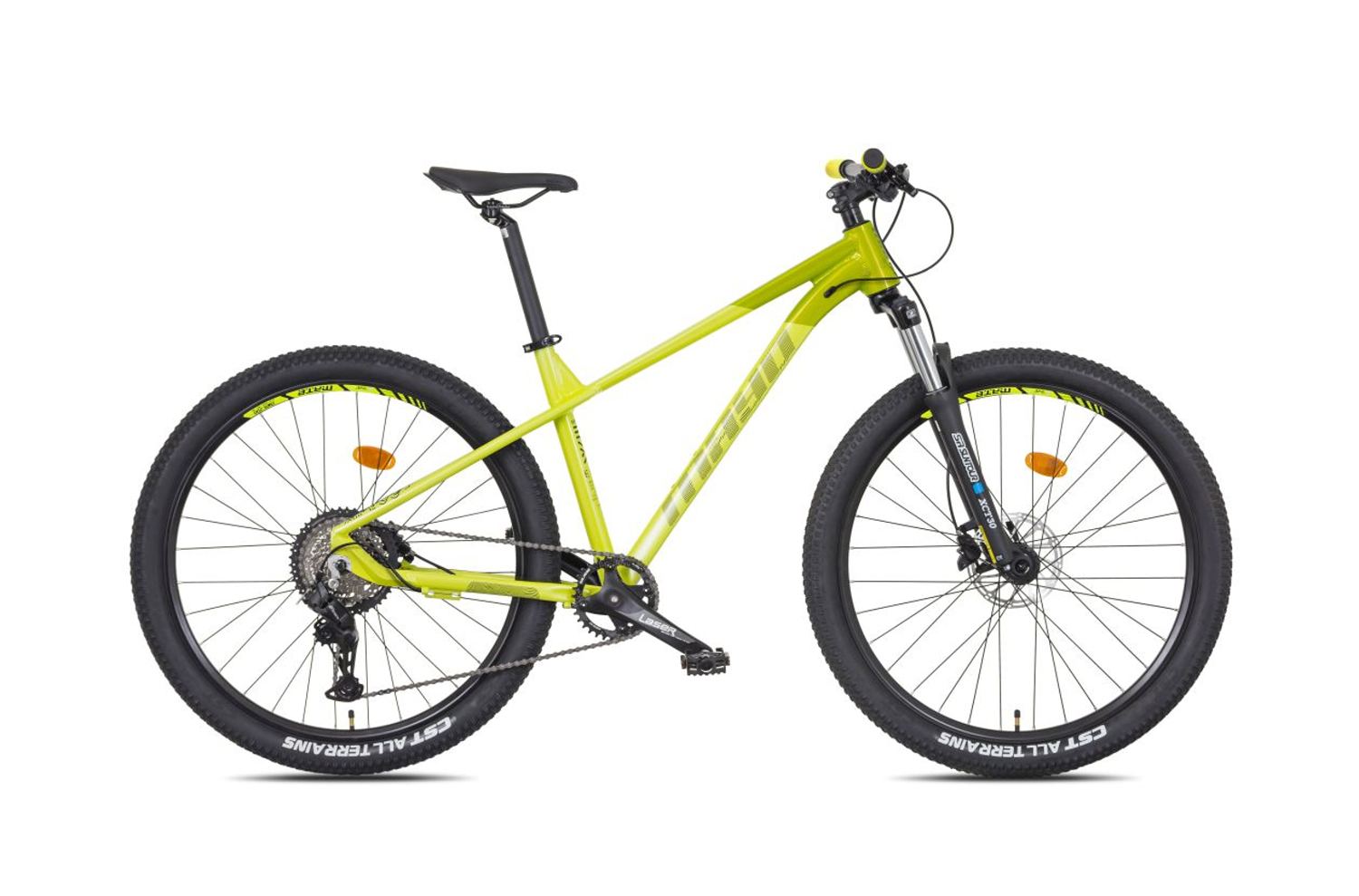MAYO XC 27,5" EGO BASIC D Horské kolo, rám 17", žluto-zelené