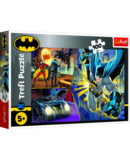 Trefl Nebojácný Batman puzzle 100 dílků