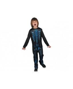 Dětský kostým na karneval Kostra Boy, 130-140 cm