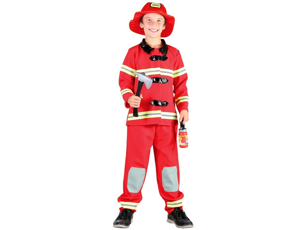 Dětský kostým na karneval Hasič, 120-130 cm