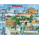 Larsen Deskové puzzle Odčítání 81 dílků, 36x28x0,4 cm