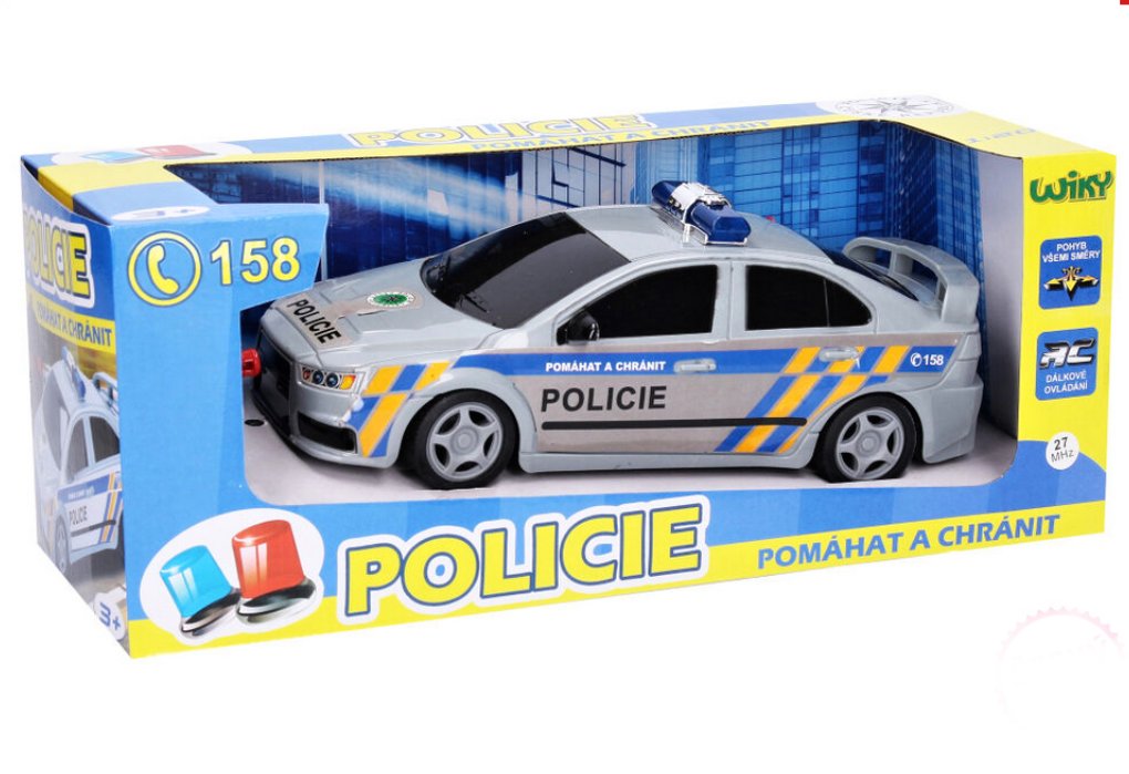 Auto RC na dálkové ovládání, Policie ČR - 22 cm