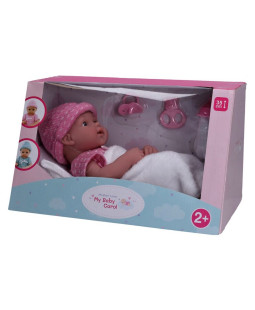 Miminko v růžovém s doplňky, 32cm