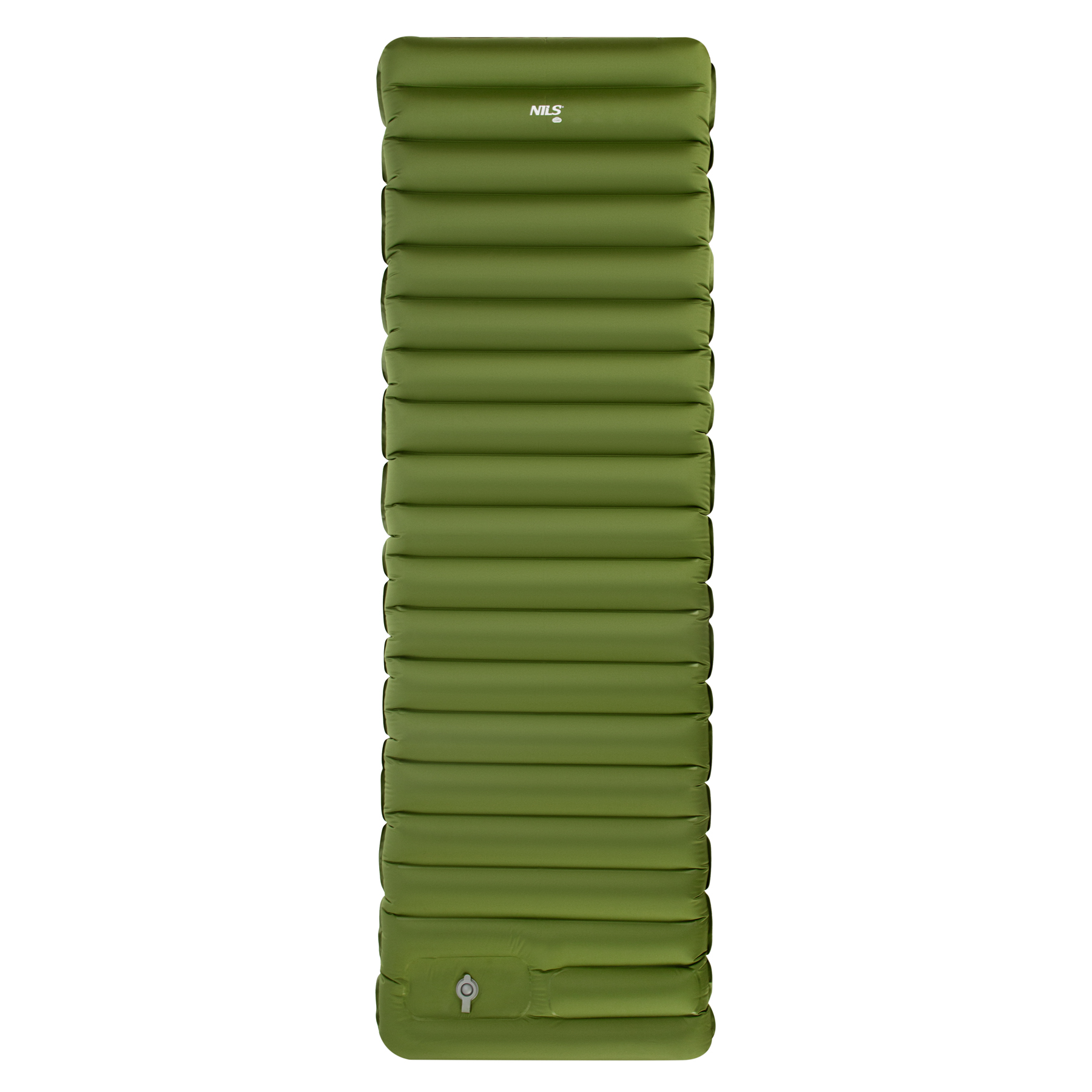 Turistická karimatka NILS Camp NC4402 s integrovanou pumpou, zelrená
