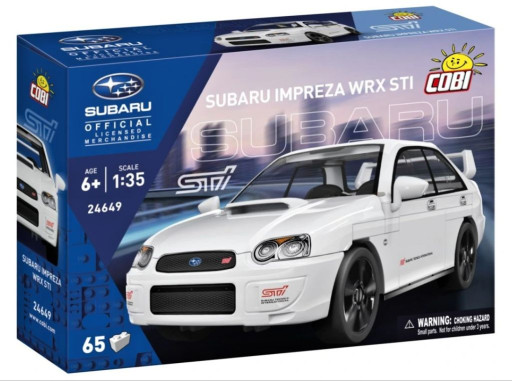 Cobi 24649 Subaru Impreza WRX STI, 1:35, 65 kostek