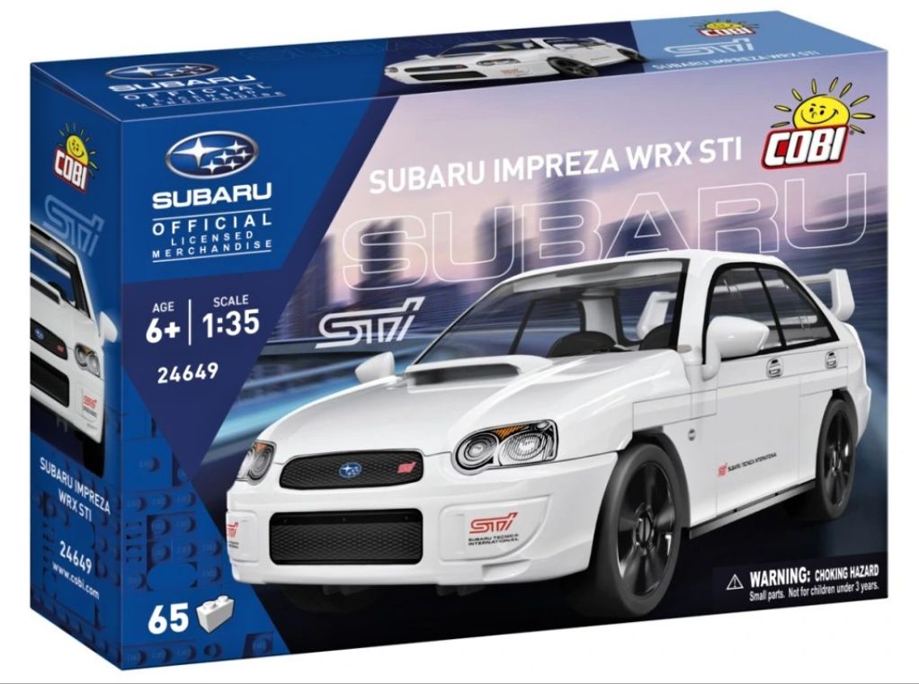 Cobi 24649 Subaru Impreza WRX STI, 1:35, 65 kostek