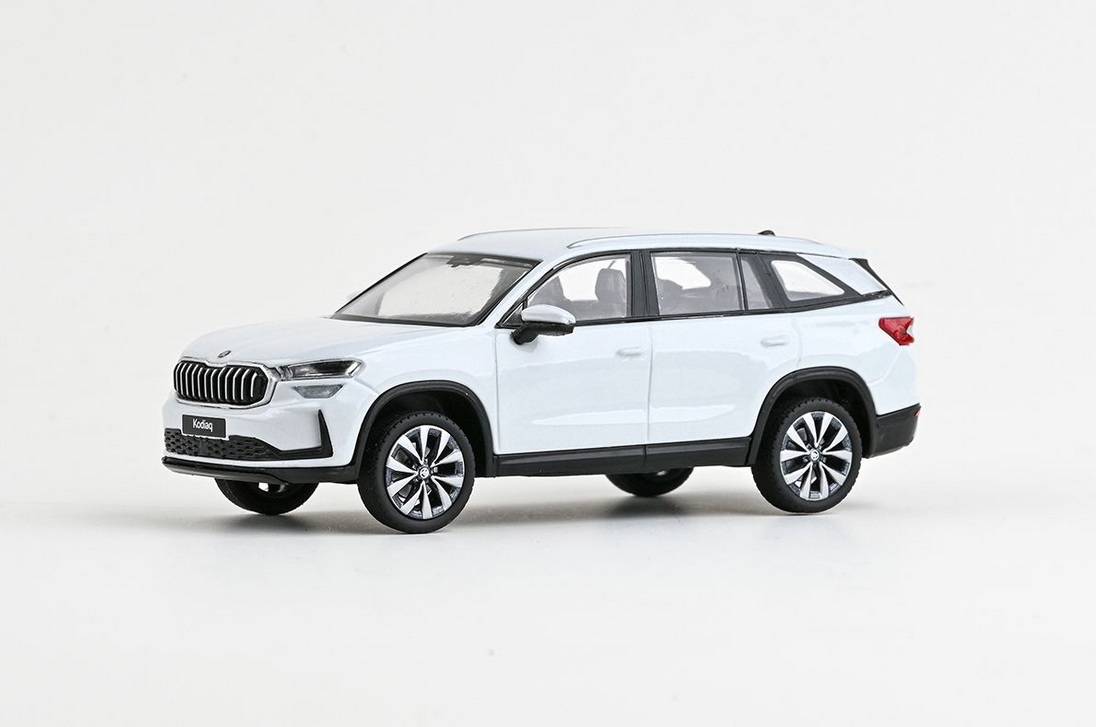 Abrex Škoda Kodiaq II (2023) Bílá Moon Metalíza 1:43