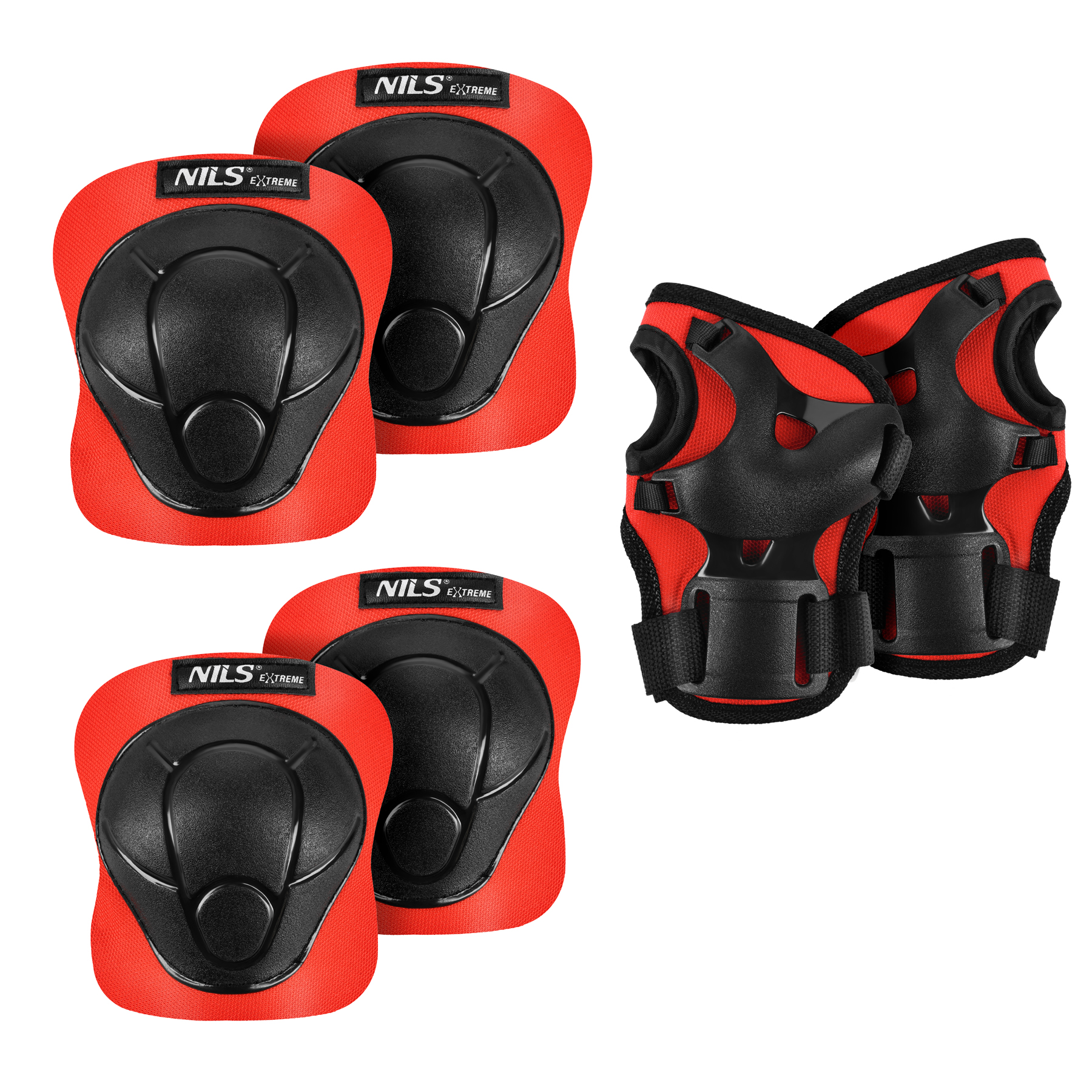 Souprava chráničů NILS Extreme H210 červená, vel. S