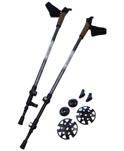 Odlehčené trekingové hole s rychloupínáním, 72-145 cm