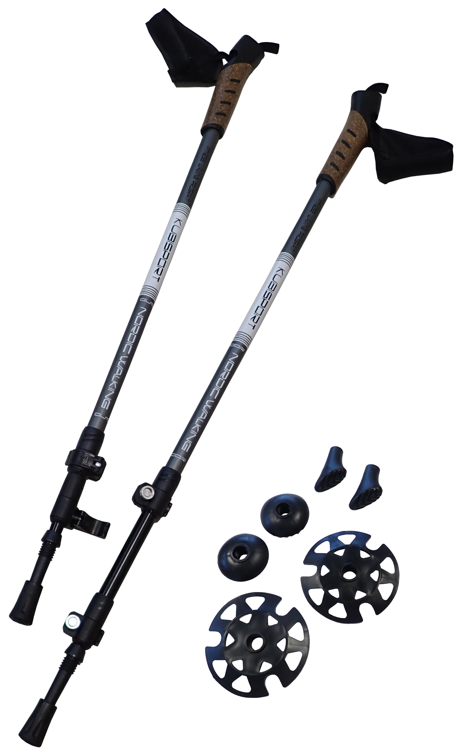 Odlehčené trekingové hole s rychloupínáním, 72-145 cm