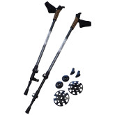 Odlehčené trekingové hole s rychloupínáním, 72-145 cm