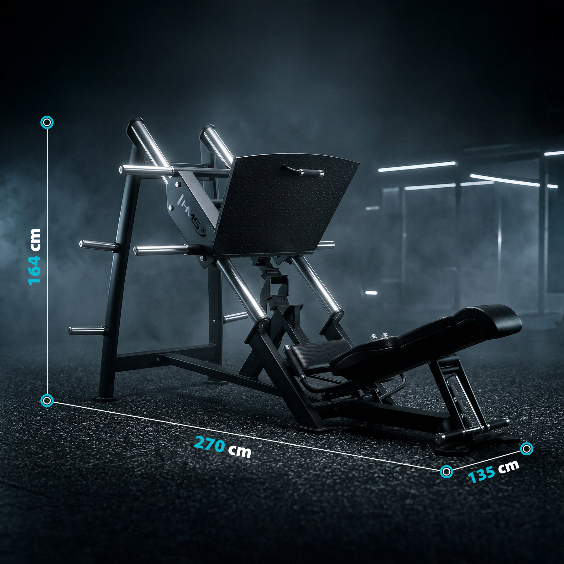 HMS LP7329 profesionální stroj na leg press