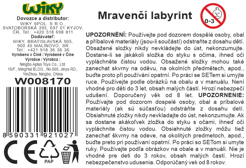 Mravenčí farma set