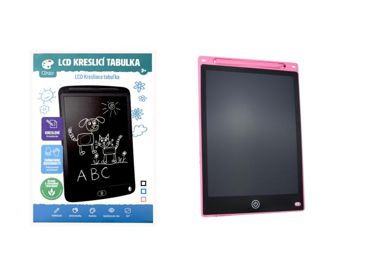 ARTO LCD Kreslicí tabulka růžová, 17x27 cm