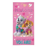 Detexpol, plážová osuška Paw Patrol růžová, 70x140 cm