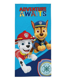 Plážová osuška Paw Patrol modrá, 70x140 cm