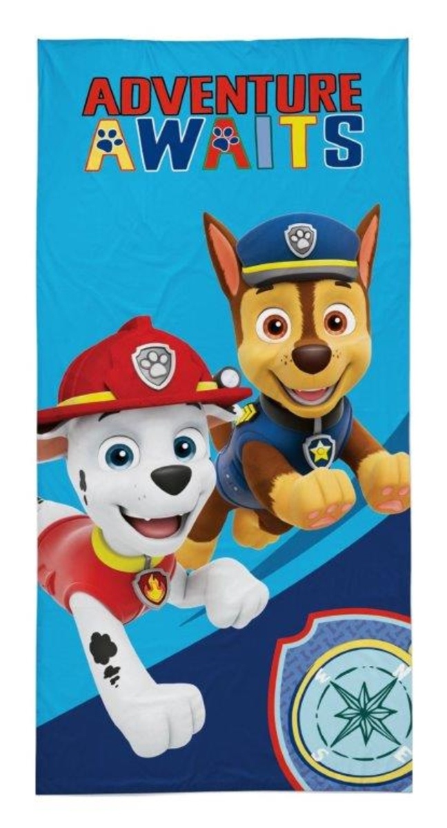 Plážová osuška Paw Patrol modrá, 70x140 cm