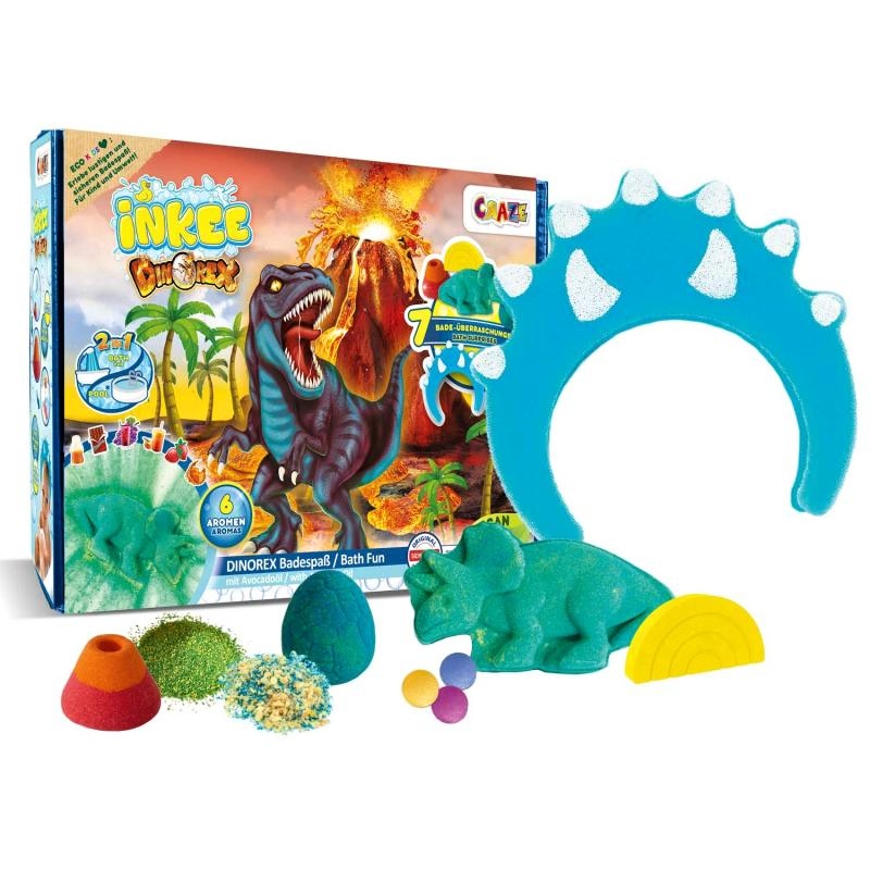 INKEE Bomby do koupele - gift box DINO