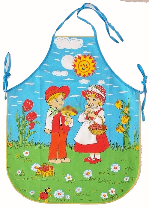 Dětská zástěrka motiv Jeníček a Mařenka