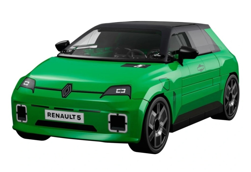 Cobi 24674 Renault 5 e-tech zelený, 1:35, 78 kostek
