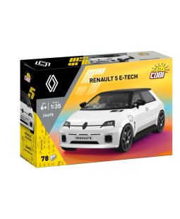 Cobi 24675 Renault 5 e-tech bílý, 1:35, 78 kostek
