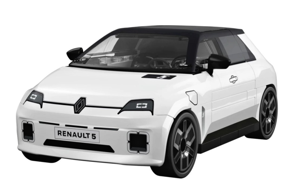 Cobi 24675 Renault 5 e-tech bílý, 1:35, 78 kostek
