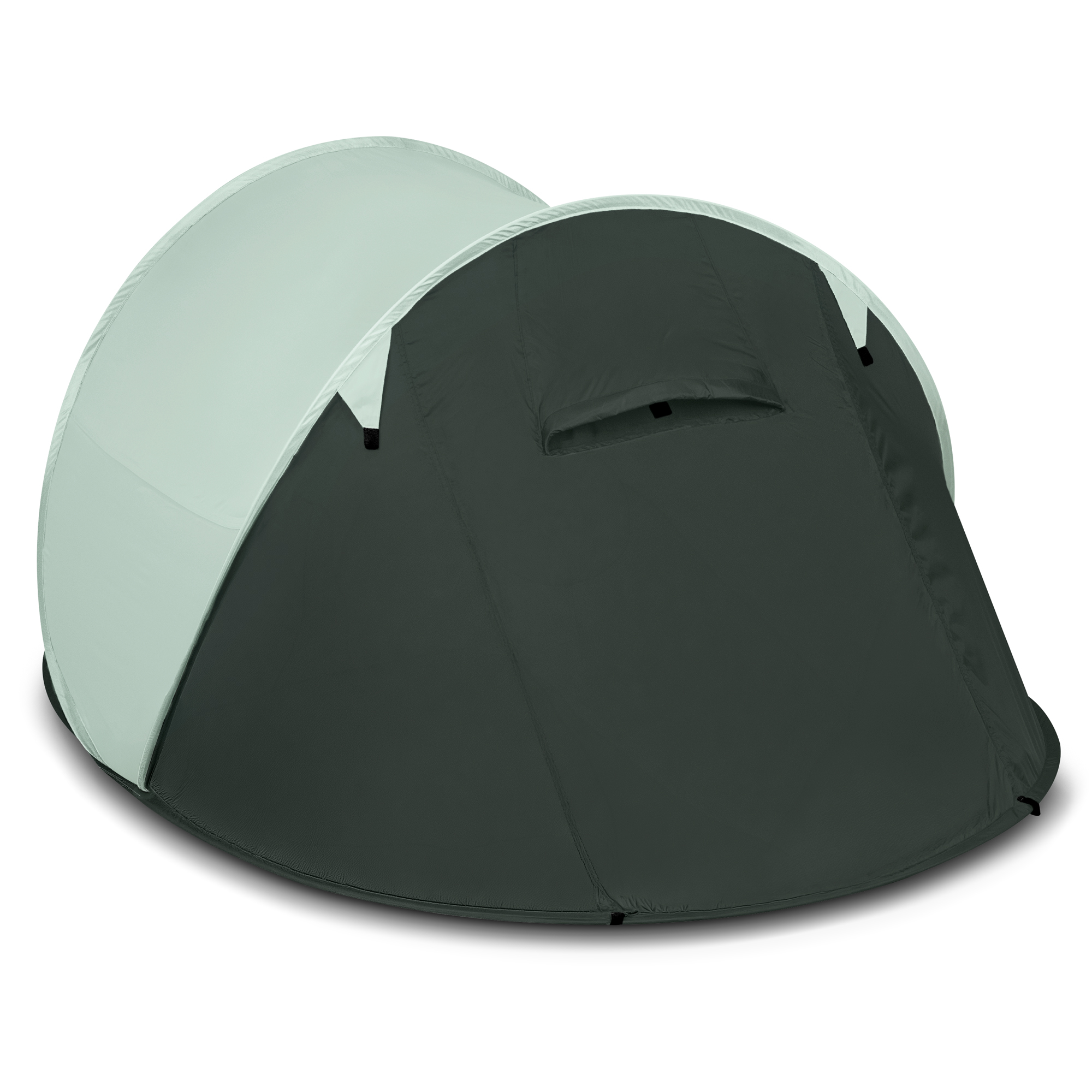 Spokey SAPPHIRE Samorozkládací stan pro 2 osoby, šalvějově zelený, 245xx145x105 cm