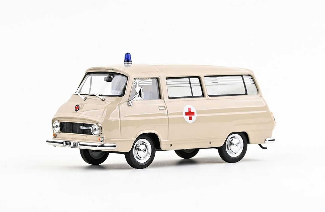 Abrex Škoda 1203 (1974) Sanitní Vůz 1:43