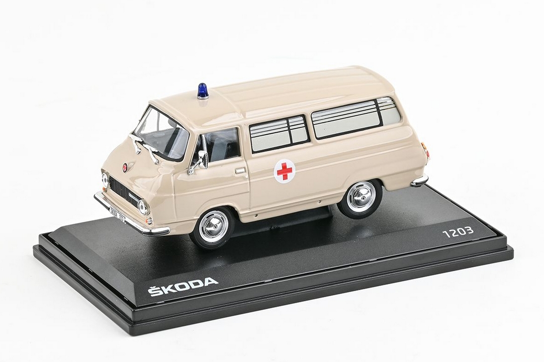 Abrex Škoda 1203 (1974) Sanitní Vůz 1:43