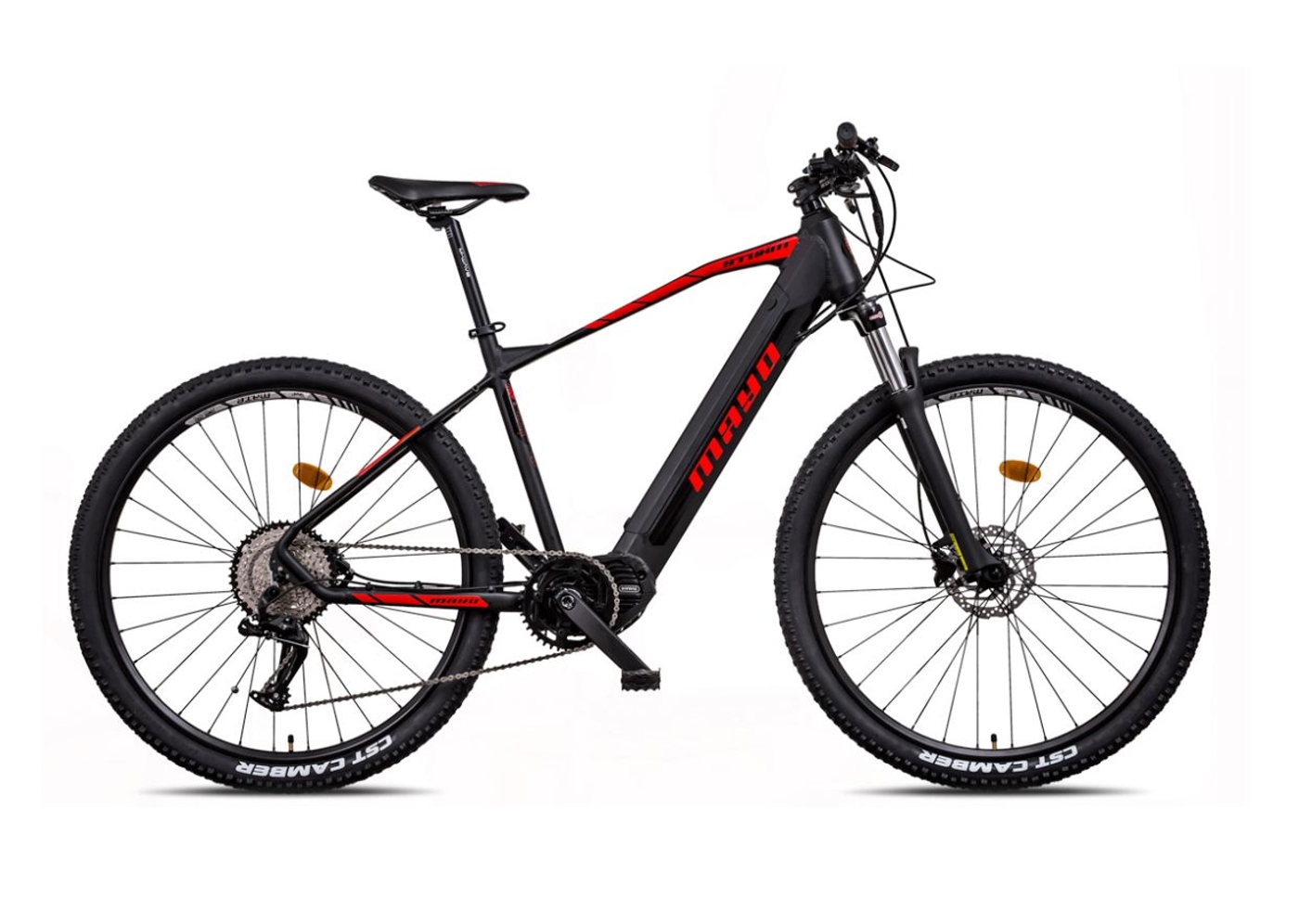 MAYO e-XC 29" STORM COMP 11spd, Horské elektrokolo, rám 19", černo-červené
