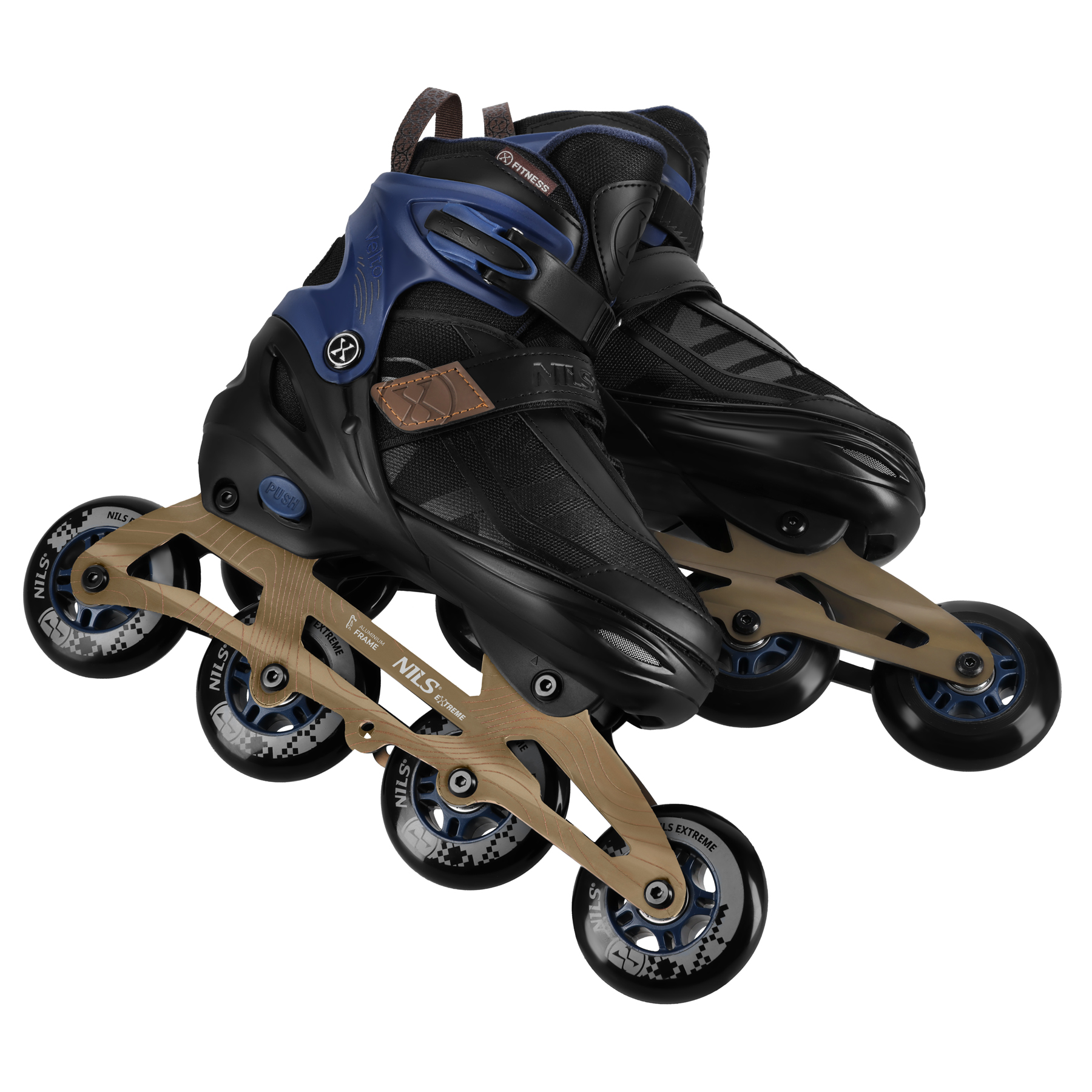 Kolečkové brusle NILS Extreme NA684 Velto modré, vel.XL (42-45)