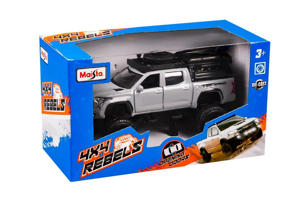 Maisto Rebels Toyota Tundra Cinza 4x4, šedá 1:40