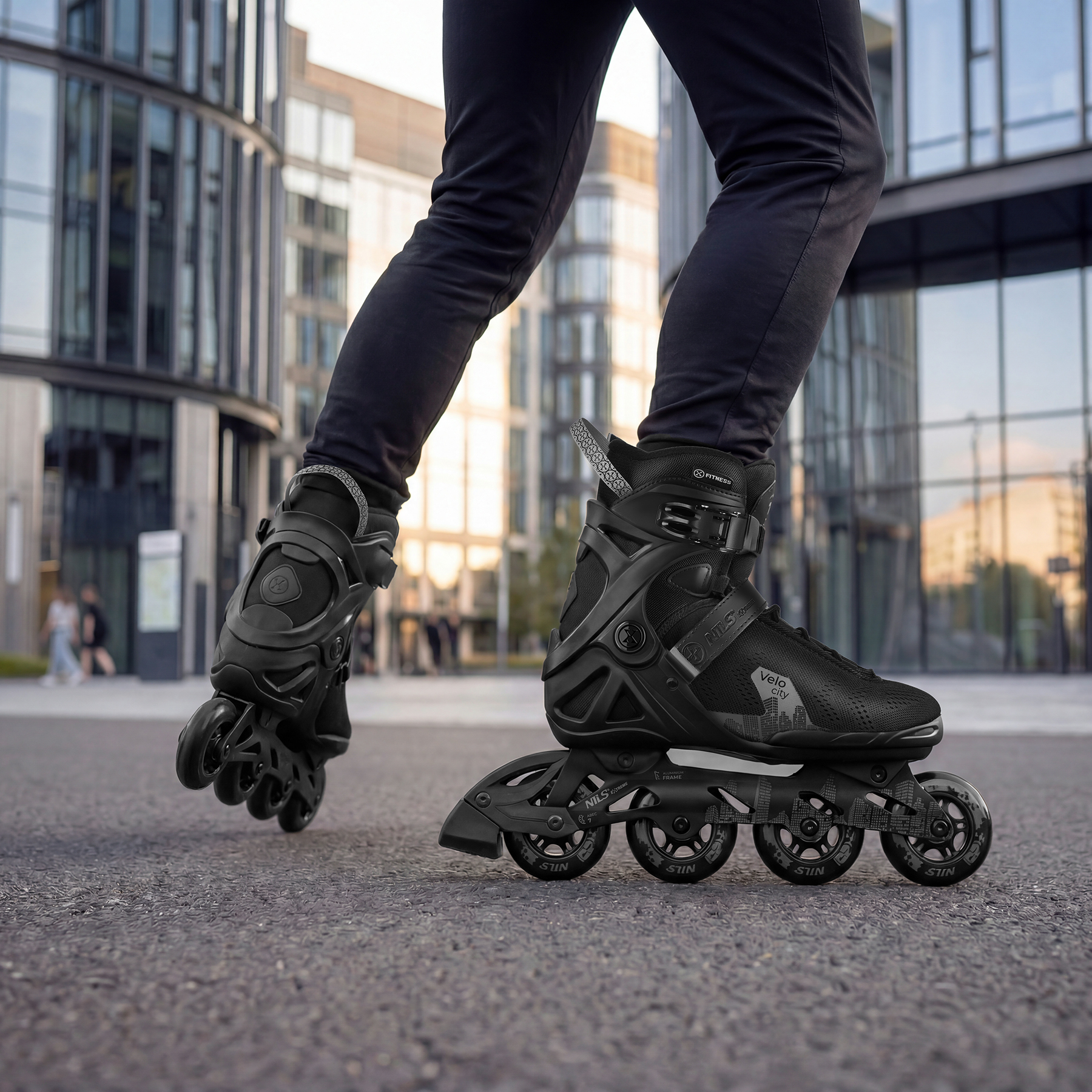 Kolečkové brusle NILS Extrem NA623 Velo City, vel. 43