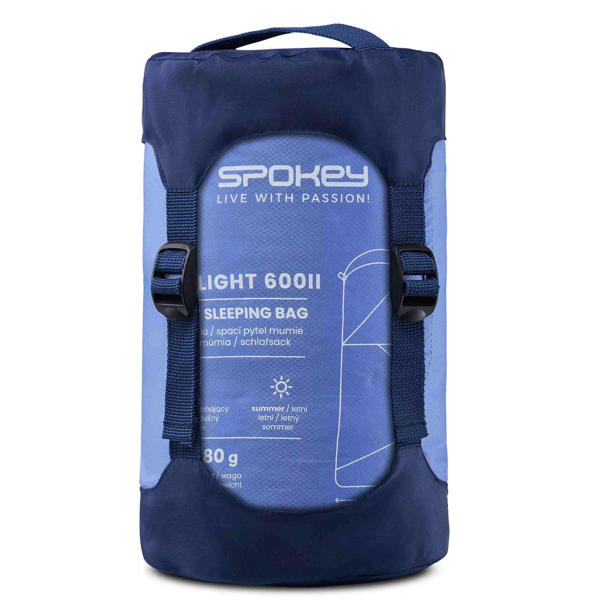 Spokey Ultralight 600 Spací pytel 210x75 cm, navy