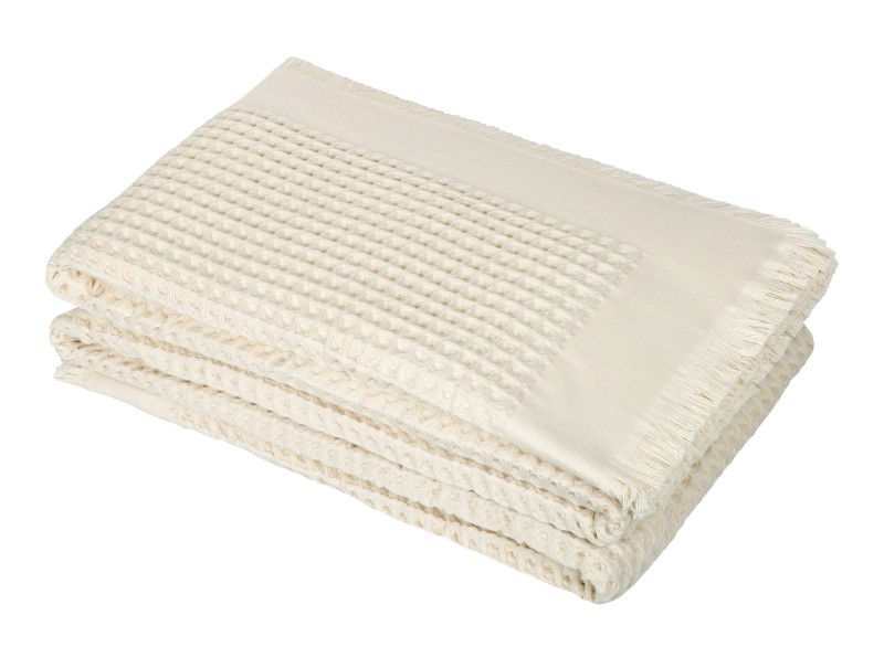 Bellatex Přehoz PIKE vaflový béžový - 220x240 cm