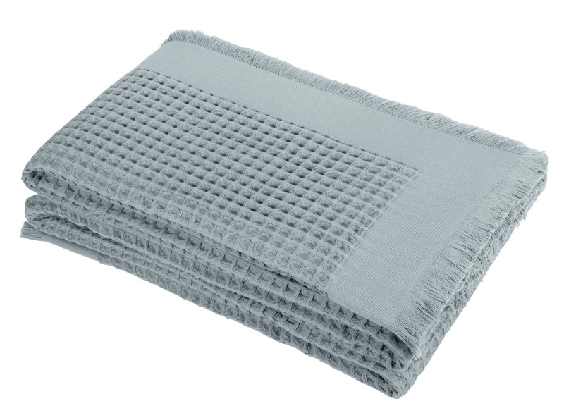 Bellatex Přehoz PIKE vaflový šedý - 150x220 cm