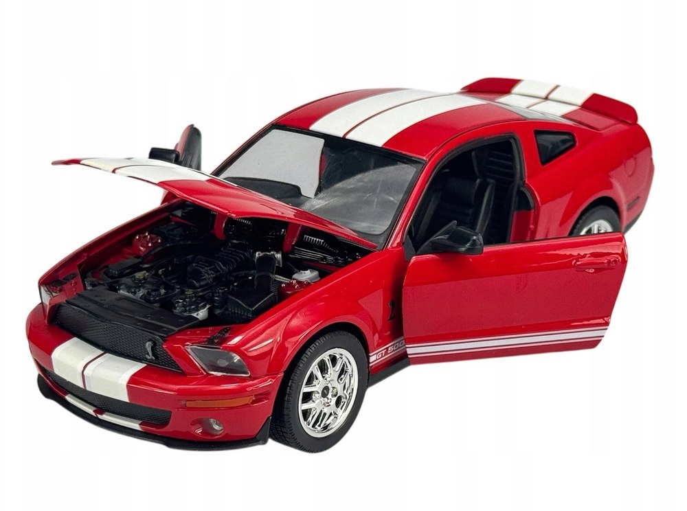 Welly Ford Shelby 2007 Cobra GT 500, Červený 1:24