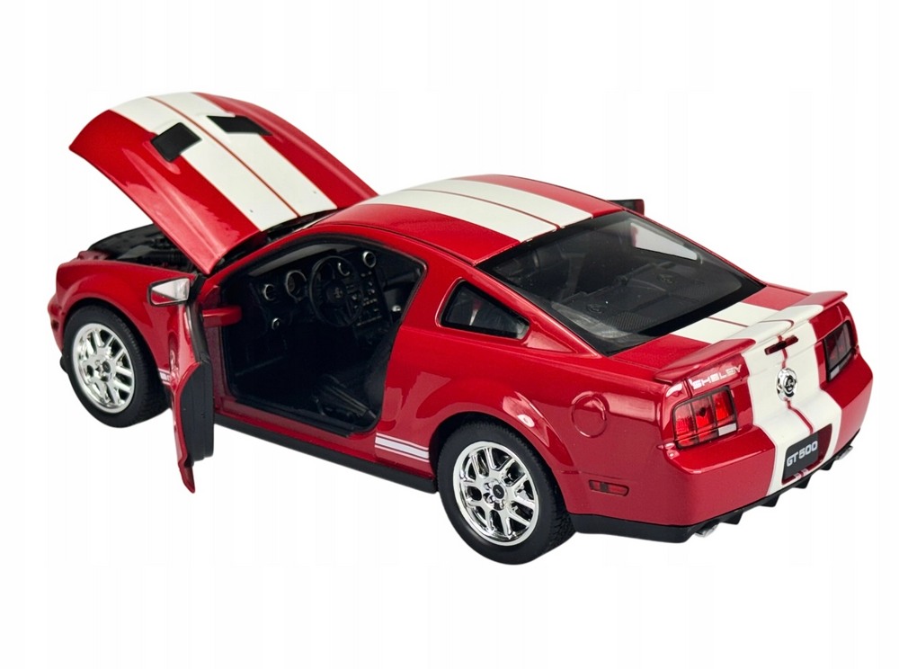 Welly Ford Shelby 2007 Cobra GT 500, Červený 1:24