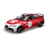 Bburago Alfa Romeo Giulia GTAm, červeno-bílá metalíza, 1:18