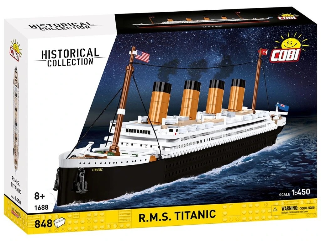 Cobi 1688 R.M.S. Titanic, 1:450, 848 kostek