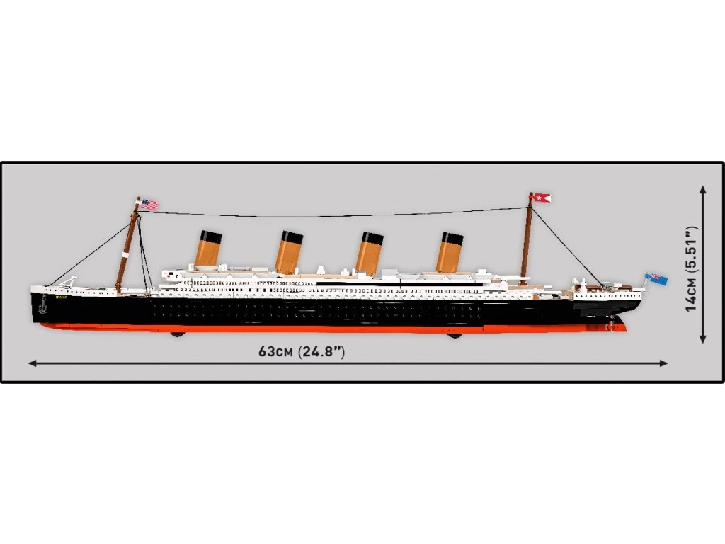 Cobi 1688 R.M.S. Titanic, 1:450, 848 kostek