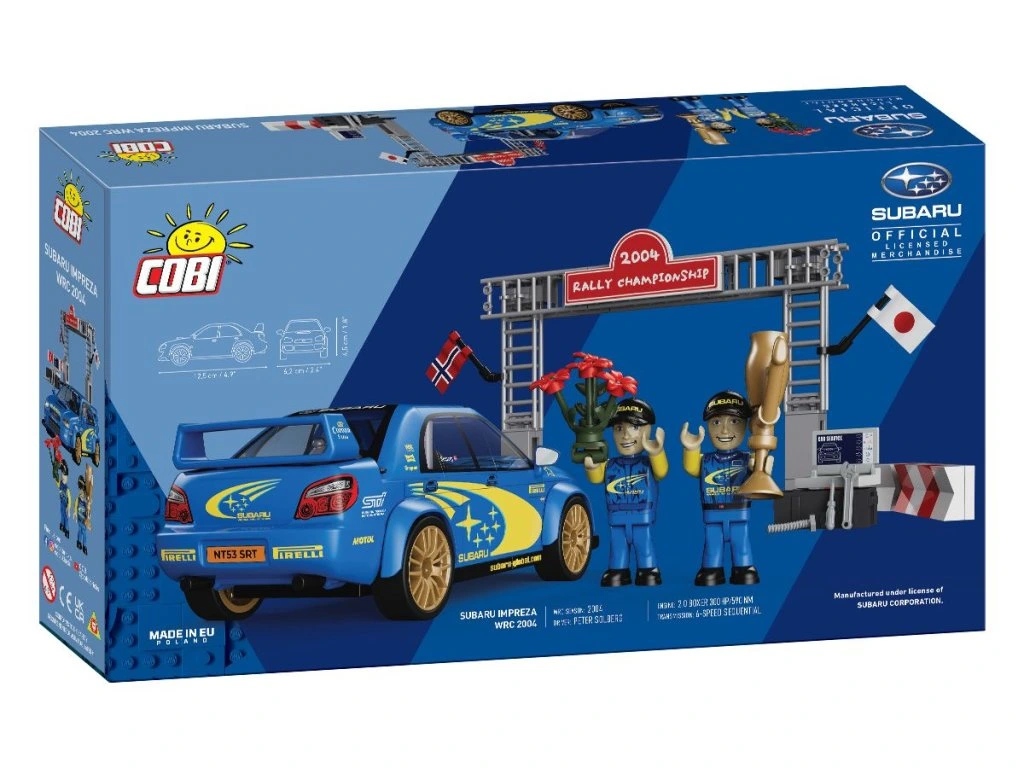 Cobi 24652 Subaru Impreza WRC 2004, 1:35, 206 kostek, 2 f