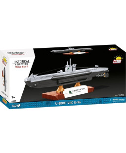 Cobi 4857 II WW Německá ponorka U-Boot VIIC U-96, 1:300, 162 k