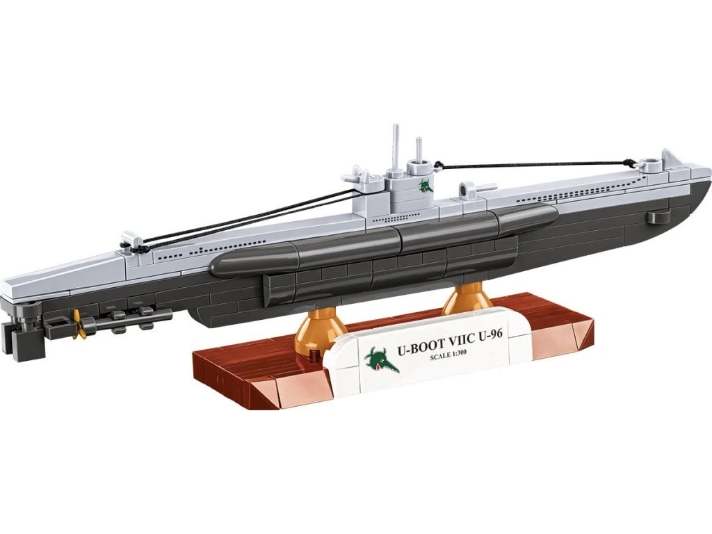 Cobi 4857 II WW Německá ponorka U-Boot VIIC U-96, 1:300, 162 k