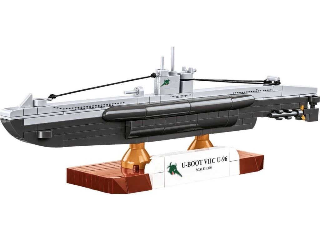 Cobi 4857 II WW Německá ponorka U-Boot VIIC U-96, 1:300, 162 k
