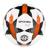 Spokey Goal Fotbalový míč, vel. 5, bílý s oranžovým vzorem