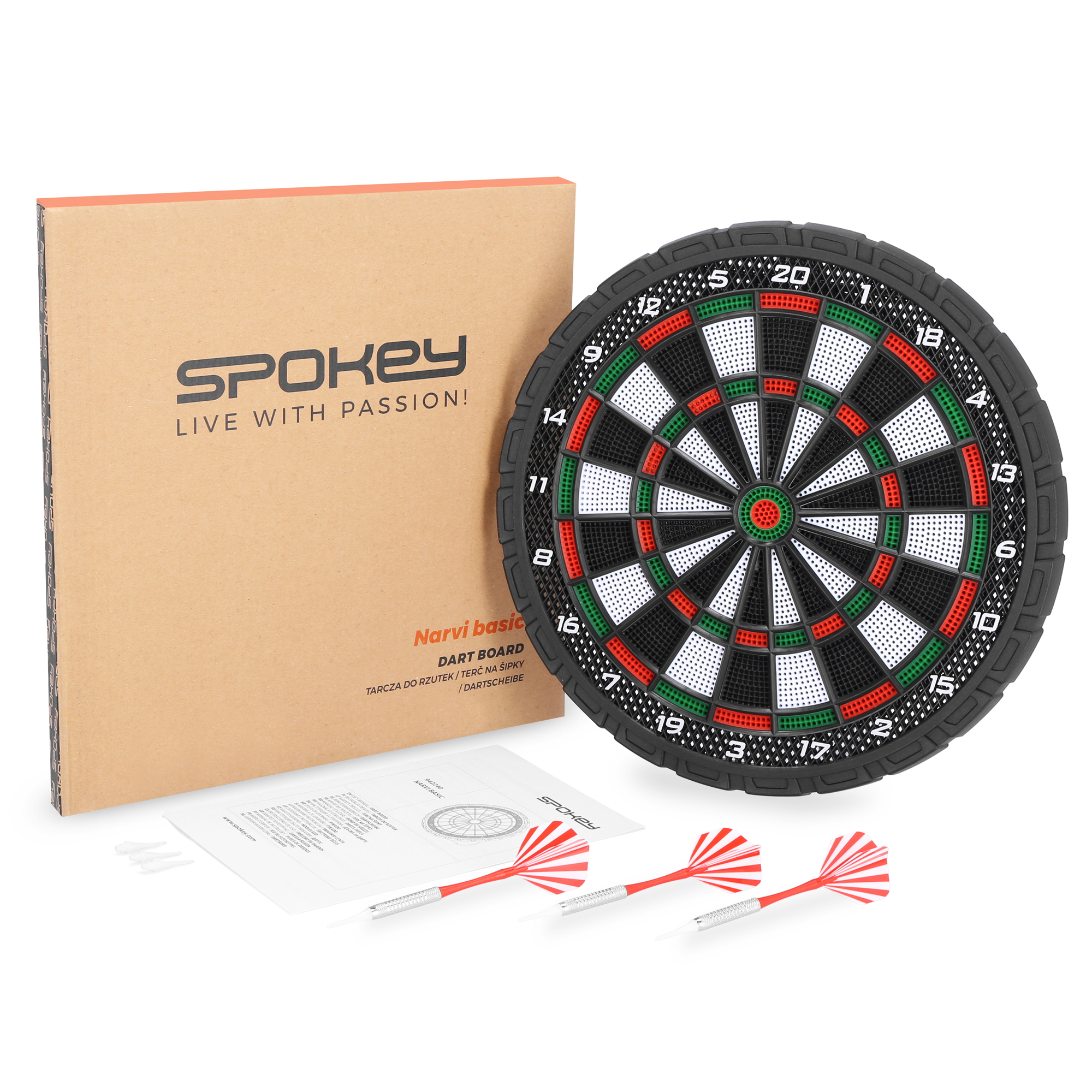 Spokey Narvi Basic terč a šipky