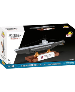 Cobi 4861 II WW HNoMS Uredd (P-41) U-class ponorka 1:300, 142 kostek