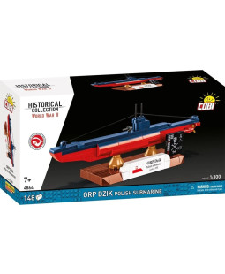 Cobi 4864 II WW ORP DZIK polská ponorka, 1:300, 148 kostek