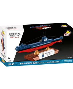 Cobi 4862 II WW HMS Upholder (P37) U-class ponorka 1:300, 140 kostek